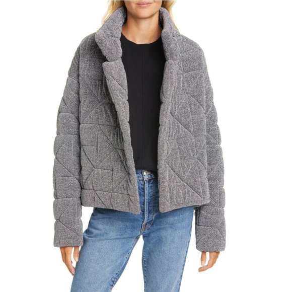 Veronica Beard Jackets & Blazers - Veronica Beard Marshal Metallic Quilted Coat L